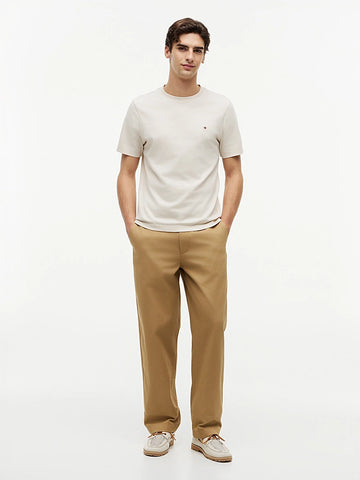 Round neck T-shirt with embroidery - Summer Collection